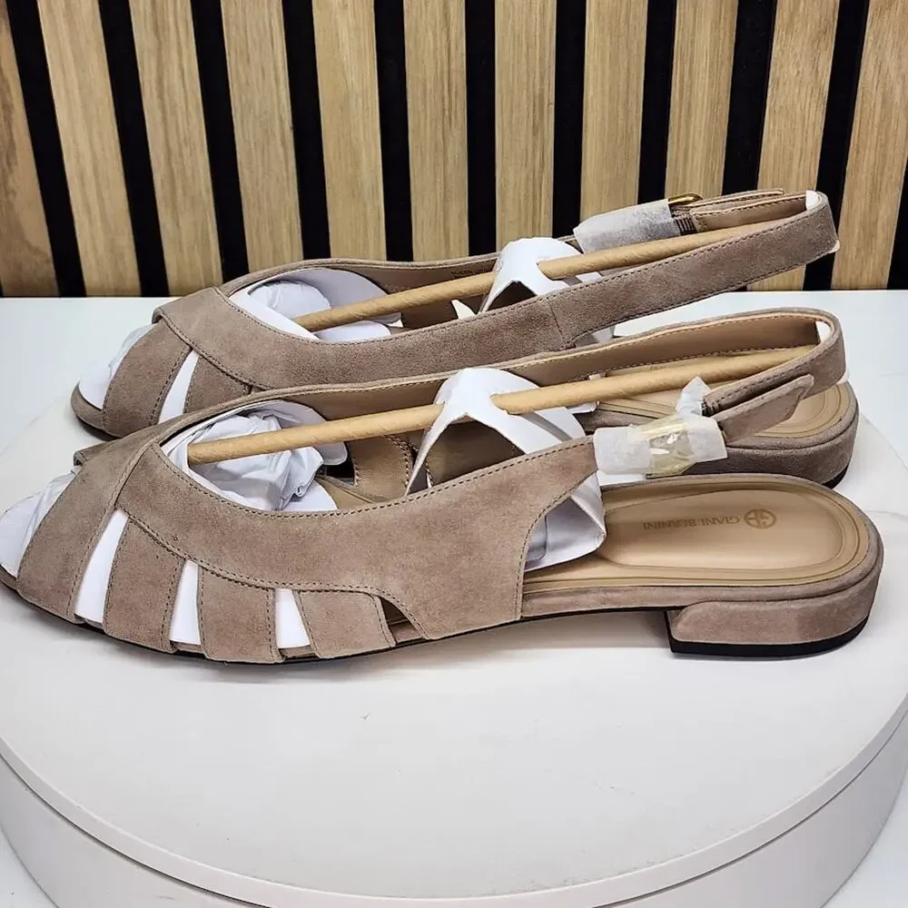 NEW - Giani Bernini Essie Women’s Brown Fisherman Slingback Sandals Size 11